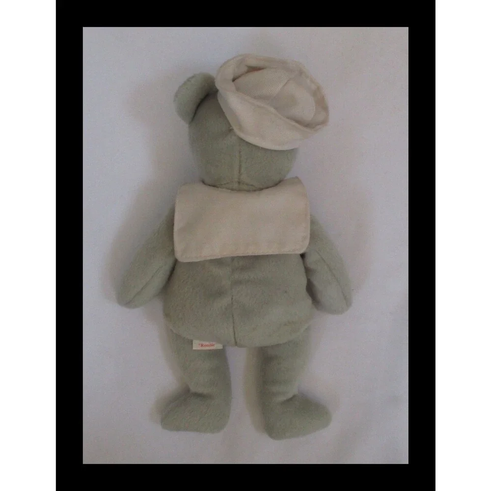 Ty Beanie Baby Ronnie (Ronald Reagan Navy) Teddy Bear NO TAG